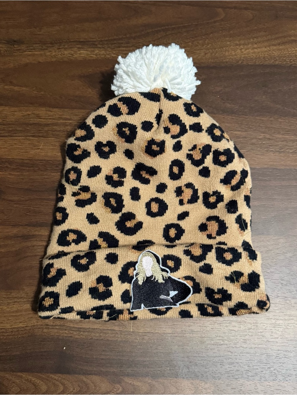 Taylor swift leopard beanie
